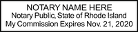 Rhode Island Notary Stamp