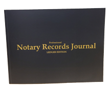 NRB-LGR - Professional Notary Records Journal Ledger Edition (California Style)